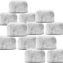 12 Pack Replacement Charcoal Water Filters for All Cuisinart Coffee Machines - Cuisinart Compatible (NOT KEURIG) Filters Fit Both Newer & Older Models Cuisinart Coffee Makers