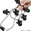 Disney Minnie Christmas Headband and Light-Up Necklace Set  Kids Holiday Accessory Gift Set, Ages 3+