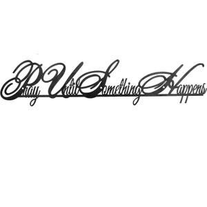 Spiritual Spaces Durable Thick Metal Wall Decor - Spiritual Bible Quotations, Glossy Black Powder Coating - Robust and Long-Lasting, Ideal for Indoor Use, Uplift Your Spirit & Enhance Positive Energy