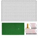 Golf Net,10Ft,15Ft,20Ft,25Ft,30Ft Golf Practice Net,Golf Hitting Net with Mat Perfect for Backyard and Indoor Usage – Multi-Functional Sports Netting, Size: 10 x 10 FT