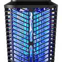 CLEVAST Bug Zapper Outdoor - Electric Mosquito Killer with UV Light, Waterproof Fly Trap for Patio, Yard, Garden, Indoor Use, Black Insect Zapper Lamp - Modern