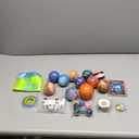 Solar System Planets Toys for Kids, STEM Educational Sensory Toys for Autistic Children Non-Toxic, Space Astronaut Slime Ball Alien Monster Toy Set with Mesh Storing Bag for 3-5-8-10 Boy Girls