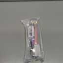 Lallisa 4 Pcs Double Head Baby Silicone Food Spoon Baby Fruit Scraping Mud Spoon Soft Feeding Food Scraper for Infants Fruit Feeding (Multicolor) (purple, green, pink, cyan)