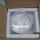 Ramekins 8 oz - Oven Safe Shallow Ramekins for Creme Brulee Dishes- Ceramic Souffle Dishes Quiche Dish Mini Tart Pans for Individual Serving,White Puddings Cups Small Pie Pan Sauce Ramiken Set of 6