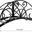 Fire Beauty Heavy-Duty Metal Hose Holder, Wall-Mounted Garden Hose Reel Organizer for Outdoor Yard, Solid Iron Decorative Hanger Storage