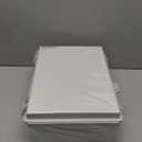 QILIPSU Outdoor Electrical Box, 14.6"x10.6"x5.9" Waterproof Junction Box IP67 Plastic Enclosure Grey ABS Weatherproof for Projects WiFi Lighting Pump Control