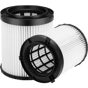 2 Pack HEPA Replacement Filters for DEWALT DC500 (DC5001H) Cordless/Corded Wet/Dry Vacuum