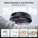 roborock 2026 New Qrevo 2 Pro Robot Vacuum and Mop, 20,000Pa Suction, FlexiArm Edge Mopping, Zero-Tangle, High-Temperature Mop Self-Cleaning, Smart Obstacle Avoidance, Auto Mop Removal, Black