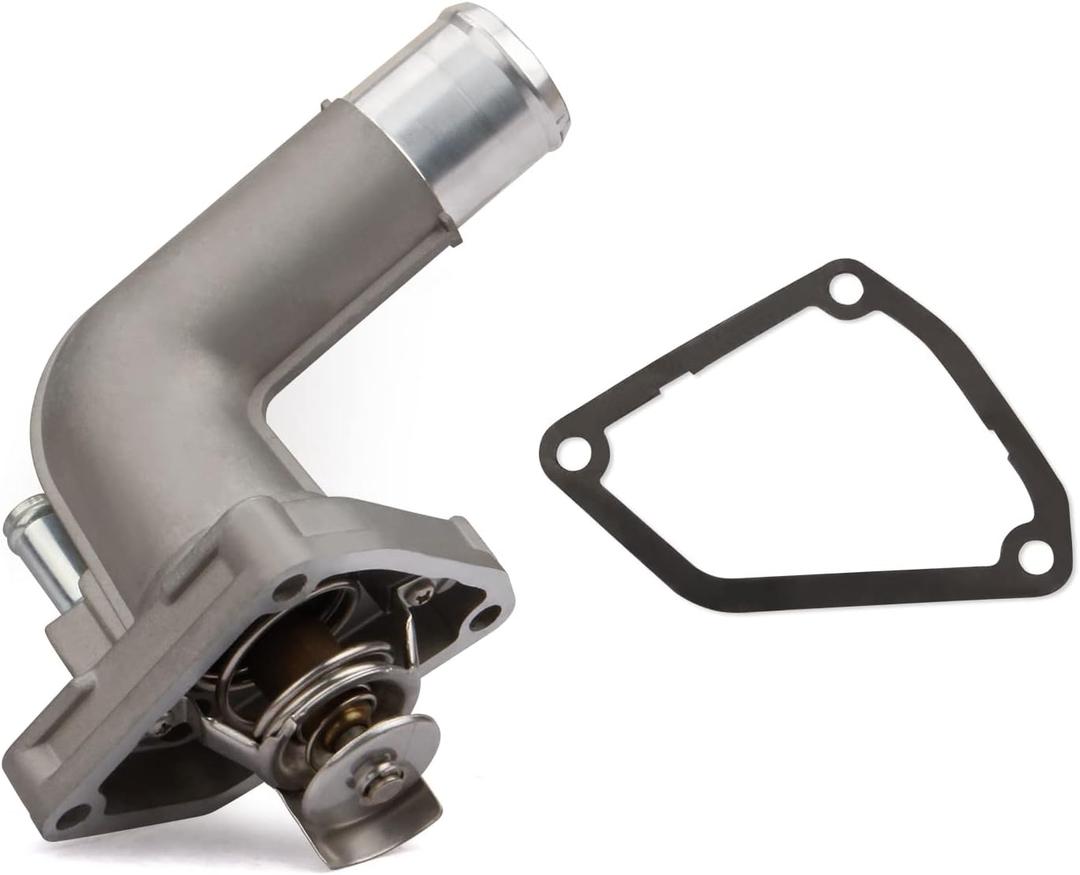 Engine Coolant Thermostat Housing Assembly Compatible with 2002-2009 Altima Quest Maxima Murano Replace 21200-8J10B