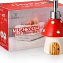 Mushroom Soap Dispenser for Cute Kitchen Decor - Cute Soap Dispenser for Bathroom Decor - Unique Bathroom Accessories for Mushroom Themed Gifts