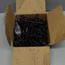 INCLY 120 Pack 2/4/6 Inch Black Pegboard Hooks, 1/4" Heavy Duty Peg Board Shelving Hooks Accessories, Peg Board Tool Hangers Fit 1/4" Pegboard Hanging Tools Garage, Crafts Organizing, Kitchen, Store