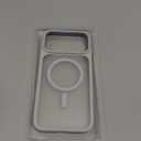 TORRAS Stronger Magnetic & Shockproof for iPhone 17 Pro Max Case, Fit for MagSafe, Military Grade Drop Protection, Camera Control, DIY Button, Slim for iPhone 17 Pro Max Case Translucent Silver