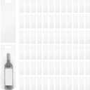 520 Pcs Plastic Wine Bags with Handles, 18 x 6 Inch Clear Tamper Proof Wine to Go Bags with Seal for Travel, Restaurant, Party, Wedding, Gifts Supplies