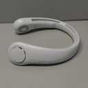 JISULIFE Portable Neck Fan, Hands-Free Bladeless, 5 Speeds, 4000 mAh Battery Operated Wearable Personal Fan, Twistable, Rechargeable, Gift for Women Men-Grey