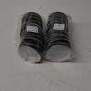 30Pcs Black 10pcs Mason Jar Lids, 86mm/3.38" Wide Mouth Plate Caps Leak Proof for Canning Jars Premium Tinplate Material Excellent Sealing (30)