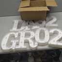 Forwe 2026 Graduation Decorations, 8 LED Marquee Light Up Letters GRAD 2026 Kindergarten High School College Graduation Decorations Party Supplies (White)