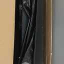 Push Lawn Sweeper, 26-Inch Width, 7 Cu. Ft. Hopper Capacity, 4 Spinning Brushes, Adjustable Height, Durable Steel Frame with Rubber Wheels, Ideal for Leaves and Grass (Black)