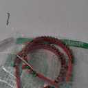 2 Pack Christmas Headband Christmas Bell Hairband Girls Headbands Red Green Silver Hair Accessories