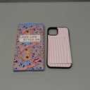 for iPhone 11 Case with Wallet - Fits 4 Card Slots, Compatible with MagSafe for Women Aesthetic Durable PU Leather Credit Card Holder Kickstand Phone Cover for Apple 11, Stripe