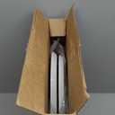 Mayfair Bennett Toilet Seat with Brushed Nickel Hinges, Slow Close Wood Seat, Secure Metal Hinges, Easy Install, Elongated, White