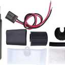 Universal 255LPH High Flow Intank Fuel Pump Electric Fuel Pump GSS342 HFP-342 E85 gasoline 43PSI with 8 PCS Installation Kit (Black)