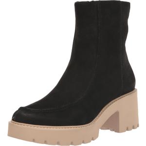 Dolce Vita Women's Henla Fashion Boot (8.5, Black Leather)