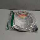 GGC 3 FT Stainless Braided RV Propane Pigtail Hose (2PCS) QCC1 Connector with 1/4'' Inverted Male Flare