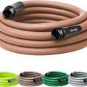 Flexzilla Colors Garden Hose 5/8 in. x 25 ft., Lightweight All-Weather Water Hose, Durable and Flexible, Leak-Free Connections, Red Clay