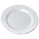 Chef Craft Classic Melamine Appetizer Plates, 8 inches in Diameter, White