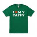 I Love My Taffy, I Heart Taffy T-Shirt S