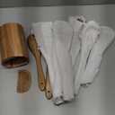 12 PCS Acacia Wooden Spoons for Cooking - Heat-Resistant, Comfort Grip,Easy to Clean, Non-stick Friendly - Kitchen Utensil Set with Holder, Spoon Rest & 6 Hooks, Ideal for Gifting