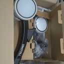 Umatoll Colorful Lighting Baby Balance Bike Toys for 1 Year Old Boys Gifts, Adjustable Seat Baby Walker, One Year Old Boy Birthday Gifts, 12-24 Months Toddler First Ride on Toys (Black)