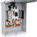 briidea Generator Transfer Panel with 200A Utility & 60A Generator Breakers, IP65-Rated Protection, Backfeed Protection, Supports Portable Generators up to 15,000W for Reliable Home Backup Power