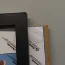 24x24 Picture Frame Black with 20x20 Mat, Display Photo 20x20 with Mat or 24 x 24 Without Mat, Wall Hanging Large 24x24 Poster Frame with Shatter Resistant Plexiglass, Black