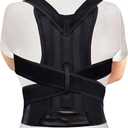 Posture Corrector for Women & Men, Back Brace Advanced Full Back Support for Upper & Lower Back Pain Relief, Spine, Neck, and Hump, XStyle MedicalGrade Lumbar Support System with Adjustable Shoulder Straightener and Breathable Design for Long Sitting