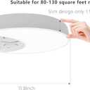 Flush Mount Ceiling Light, Modern Moon & Star Ceiling Light Fixture, 3 Color Temperature LED Bedroom Lighting for Kids Room, Kitchen, Living Room, Hallway