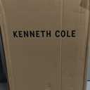 Kenneth Cole REACTION Out of Bounds Lightweight Hardshell 4-Wheel Spinner Luggage, Midnight Black, 20-Inch Carry On