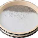 Bstinay 10inch Natural Ocean Drum Wave Bead Sea Sound Drum Musical Instrument Percussion