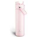 ENCOOL Insulated Water Bottle with Straw Stainless Steel Water Bottle, Leak-Proof, BPA-Free, Double Wall Vacuum Keeps Cold for 24 Hours for Sports, Travel, School (26 oz, Cotton Candy)