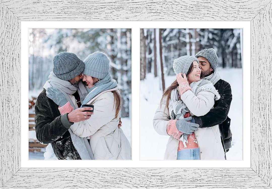 11x17 Collage Frame, 2 Open 8x10 Photo Frame Collage for Wall
