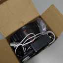 Inflatable Fan Replacement, 1.5A Air Fan Blower with 2.0A Adapter and 5 LEDs Bulbs Light Strings for Halloween, Thanksgiving and Christmas Inflatables (IP68 Waterproof, 5.0 * 5.0'')