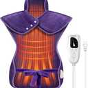 Heating Pad for Back Pain Relief, FSA Eligible HSA, Electric Heating Pads for Back Neck Shoulders, Wearable Large Heat Pad, Christmas Gifts for Mom Women Dad Men, ETL Certified, 24 x 33, Purple