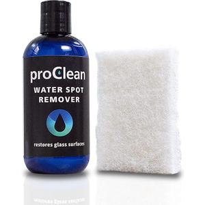 ProClean Heavy Duty Hard Water Stain Remover - For Glass, Metal & More - Includes Applicator Pad - Stubborn Water spot Remover Kit - Automotive Car Care