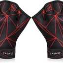 TAGVO Swimming Aquatic Gloves, Aquatic Gloves for Helping Upper Body Resistance, Webbed Swim Gloves Well Stitching, No Fading, Sizes for Men Women Adult Children Aqua Therapy, Pool Fitness, Large