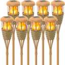 Solar Outdoor Lights, Solar Torch Lights Outdoor Flickering Flame, Outdoor Decorations for Patio Path Yard - 8 Pack