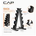 Cap A-Frame Dumbbell Weight Rack | Color Series