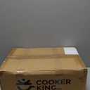 COOKER KING Stainless Steel Cookware Set, Pots and Pans Set Non Stick, Hybrid Ceramic Cookware,Non-Stick Frying Pans, Saucepans, Saute Pan & Stock Pot, Non-Toxic, Oven Safe, Induction Compatible