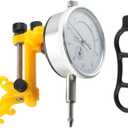 Professional Bicycle Wheel Truing Stand Maintenance Tool With Percentage Indicator Bike Rim Alignment Repair Kit For Home Workshop Mechanic Adjustable Frame Mount(BT110A )