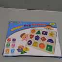 Jumlys Montessori Toys for Toddlers 1, 2, 3 Year Old, Wooden Shape Learning Puzzles for Baby 12-18-24 Months, Early Educational Toys, Perfect Christmas Birthday Gifts for Boys & Girls Age 1-3