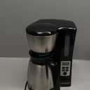 BLACK+DECKER 12 Cup Thermal Programmable Coffee Maker with Brew Strength and VORTEX Technology, Black/Steel